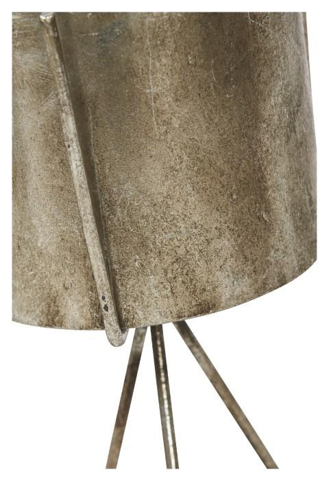 Set of 2 Metal Planters on Stands - Silver-Accessories-Home & Giftware-Default Title---abc