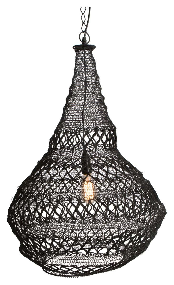 Iron Wirework Hanging Lamp-abc