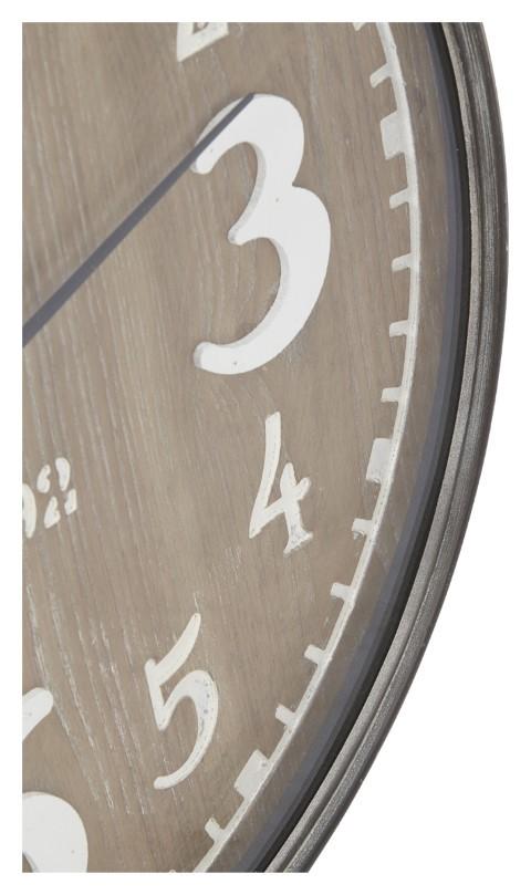 Wooden Paris Wall Clock 60cm - Antique Brown - 60x6x60cm-Accessories-Home & Giftware-Default Title---abc