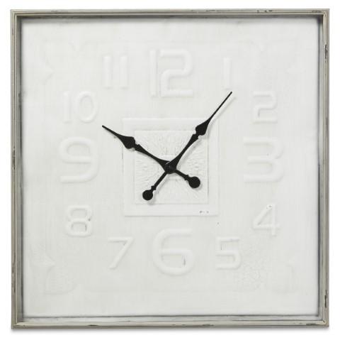Square Contemporary Metal Wall Clock 80cm - Antique ICream-Accessories-Home & Giftware-Default Title---abc