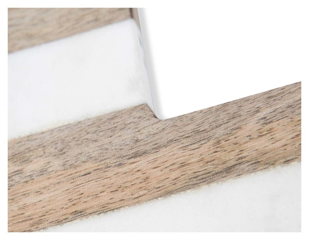 Striped Wood and Marble Picture Frame-Accessories-Home & Giftware-Default Title---abc