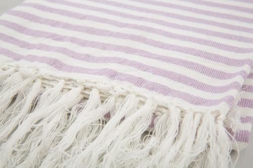 Manisa Cotton Turkish Towel with Stripe Detail-abc