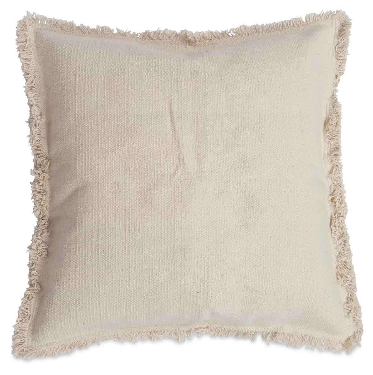 Kitson Hand Woven Stone Washed Cotton Floor Cushion with Fill-abc