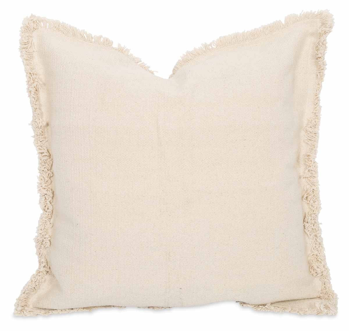 Kitson Hand Woven Stone Washed Cotton Floor Cushion with Fill-abc