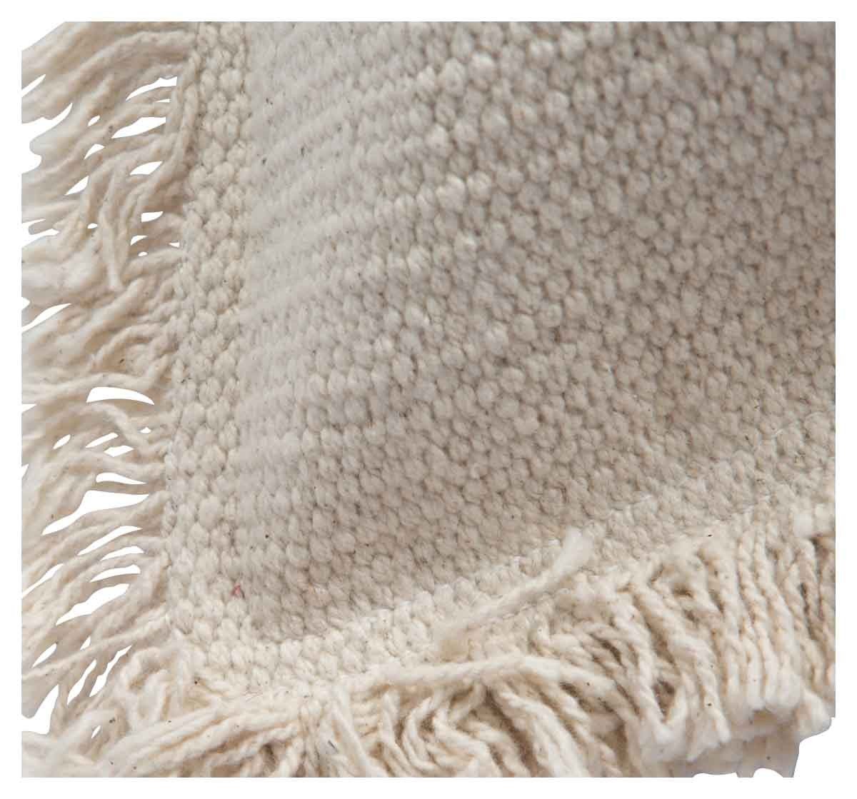 Kitson Hand Woven Stone Washed Cotton Floor Cushion with Fill-abc