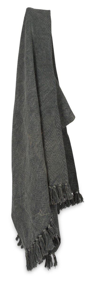 Kitson Stone Wash Cotton Throw-abc