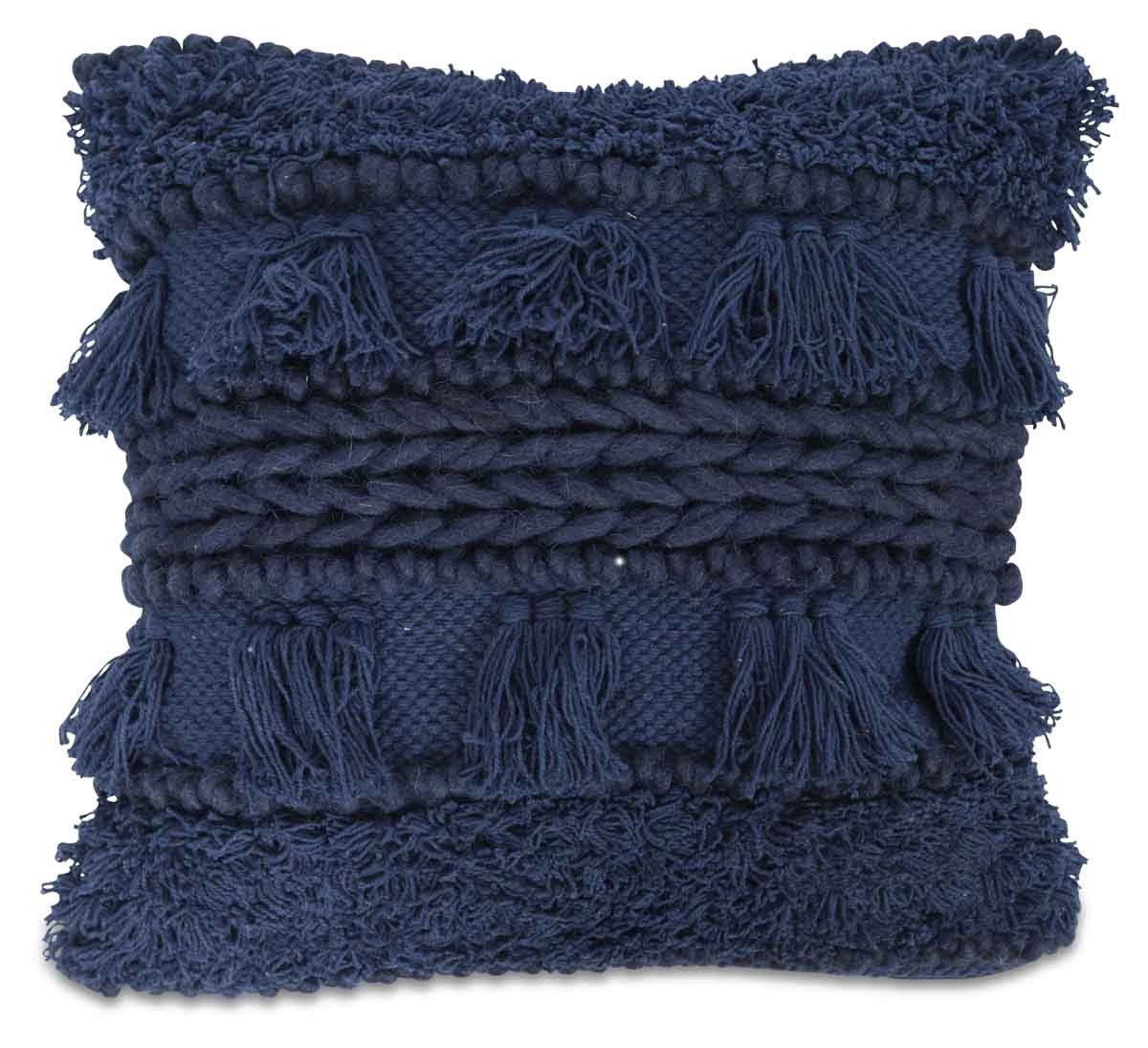 Hayman Hand Woven Cotton Cushion with Fill-abc