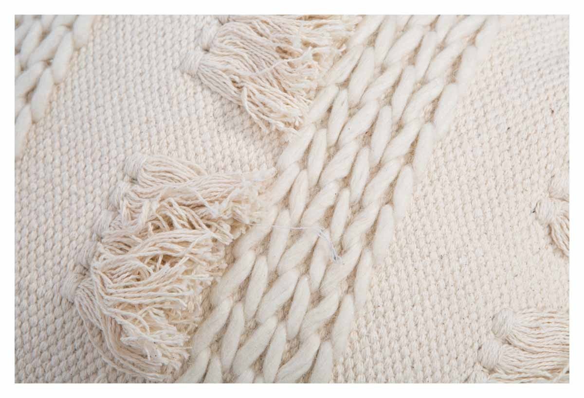 Hayman Hand Woven Cotton Cushion with Fill-abc