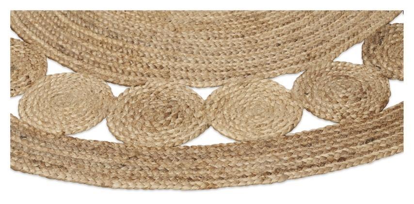 Round Bondi Circle Jute Rug 150cm - Natural-Living-Home & Giftware-Default Title---abc