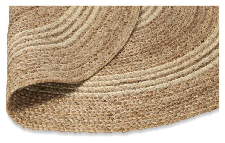 Round Inner Ring Jute Rug 200cm - Natural-Living-Home & Giftware-Default Title---abc