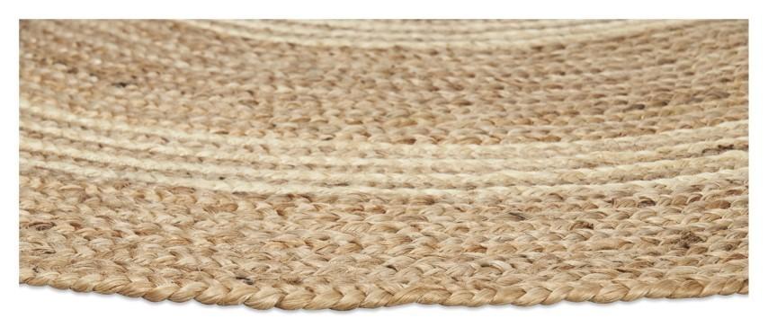 Round Inner Ring Jute Rug 200cm - Natural-Living-Home & Giftware-Default Title---abc