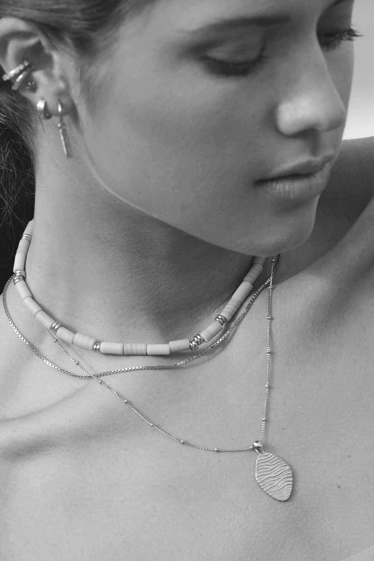 Water ripple pendant silver-Pendant-wildthings_collectables-Pendant-Silver--abc