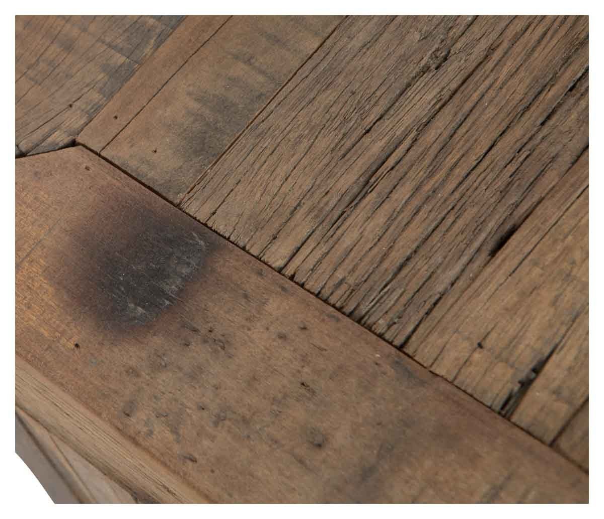 Vintage Distressed Wood and Iron One Drawer Bedside Table-Sleeping-Home & Giftware-Default Title---abc