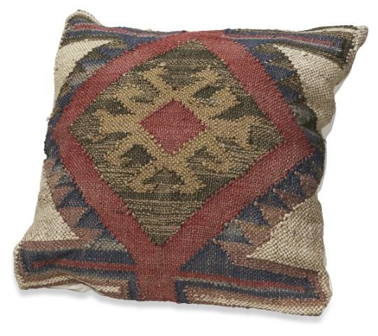 Kilm Panja 45cm Cushion - Rust-abc