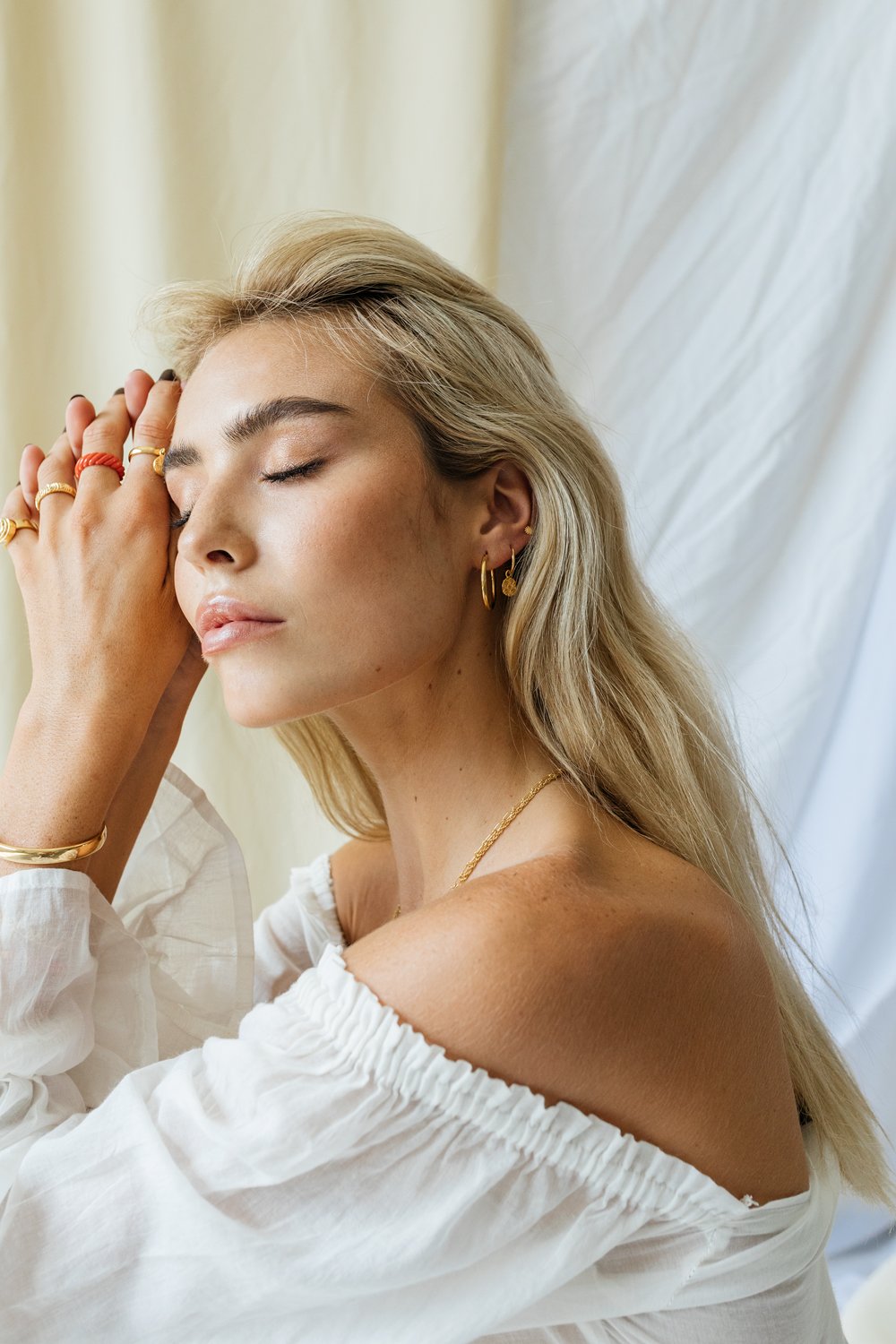 Wild classic earring gold plated small (20mm)-Earring-wildthings_collectables-Single piece-Gold plated--abc