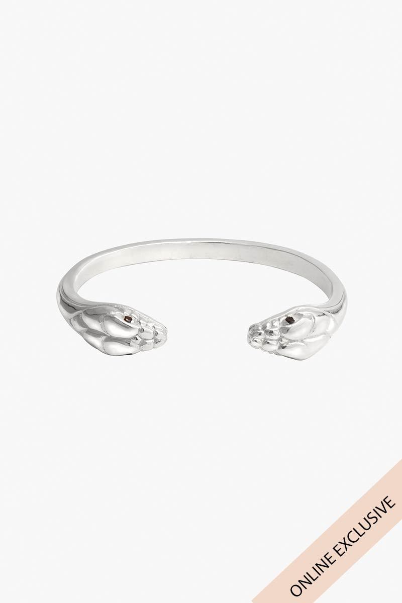 Snake bracelet silver-Bangle-Wildthings_collectables-Silver---abc