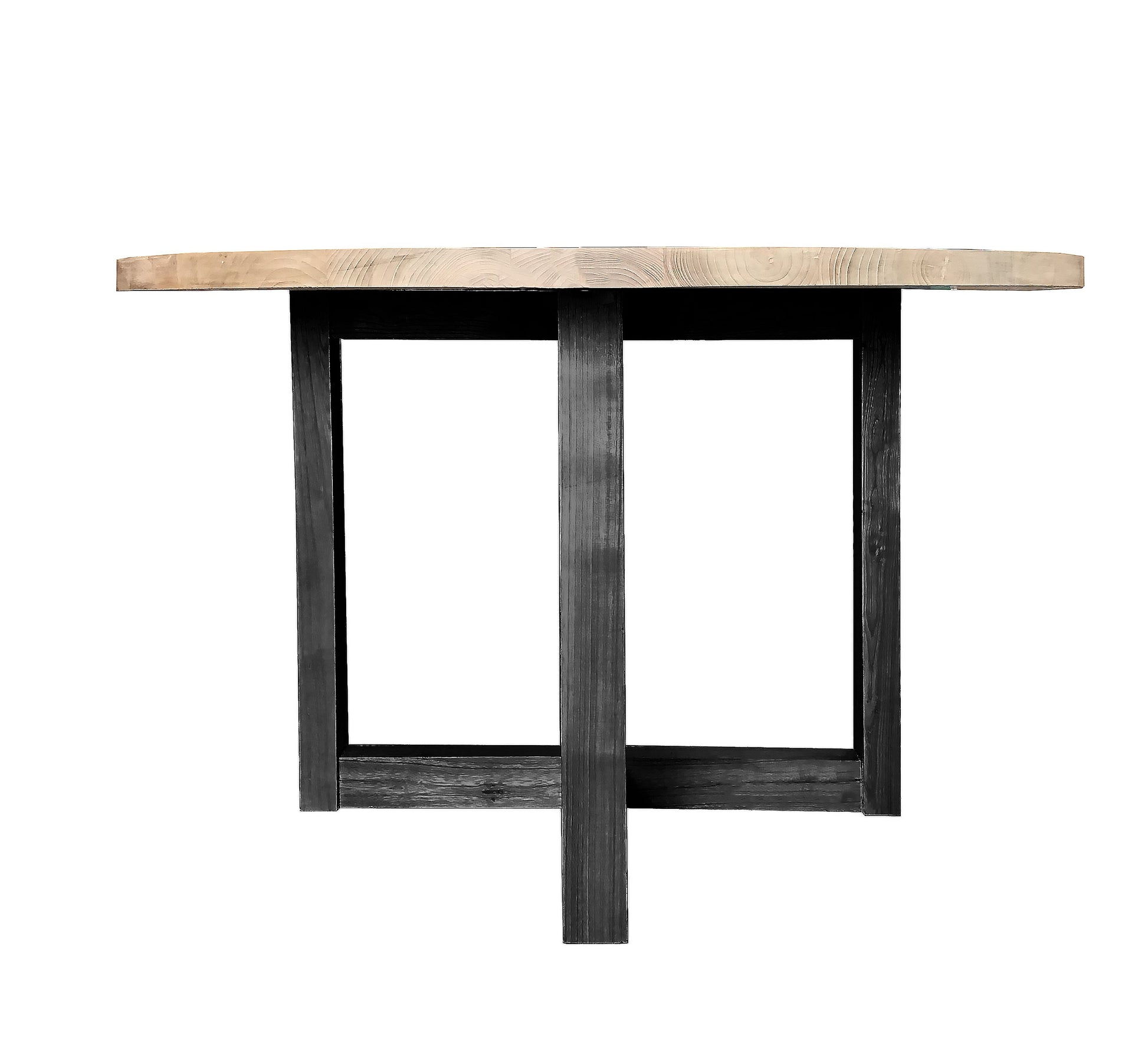 Terence Round Dining Table Black Legs-Dining-MRD Home-Default Title---abc