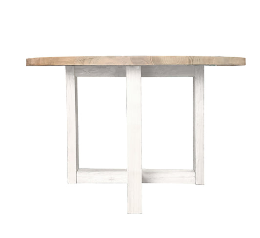 Terence Round Dining Table White Legs-Dining-MRD Home-Default Title---abc