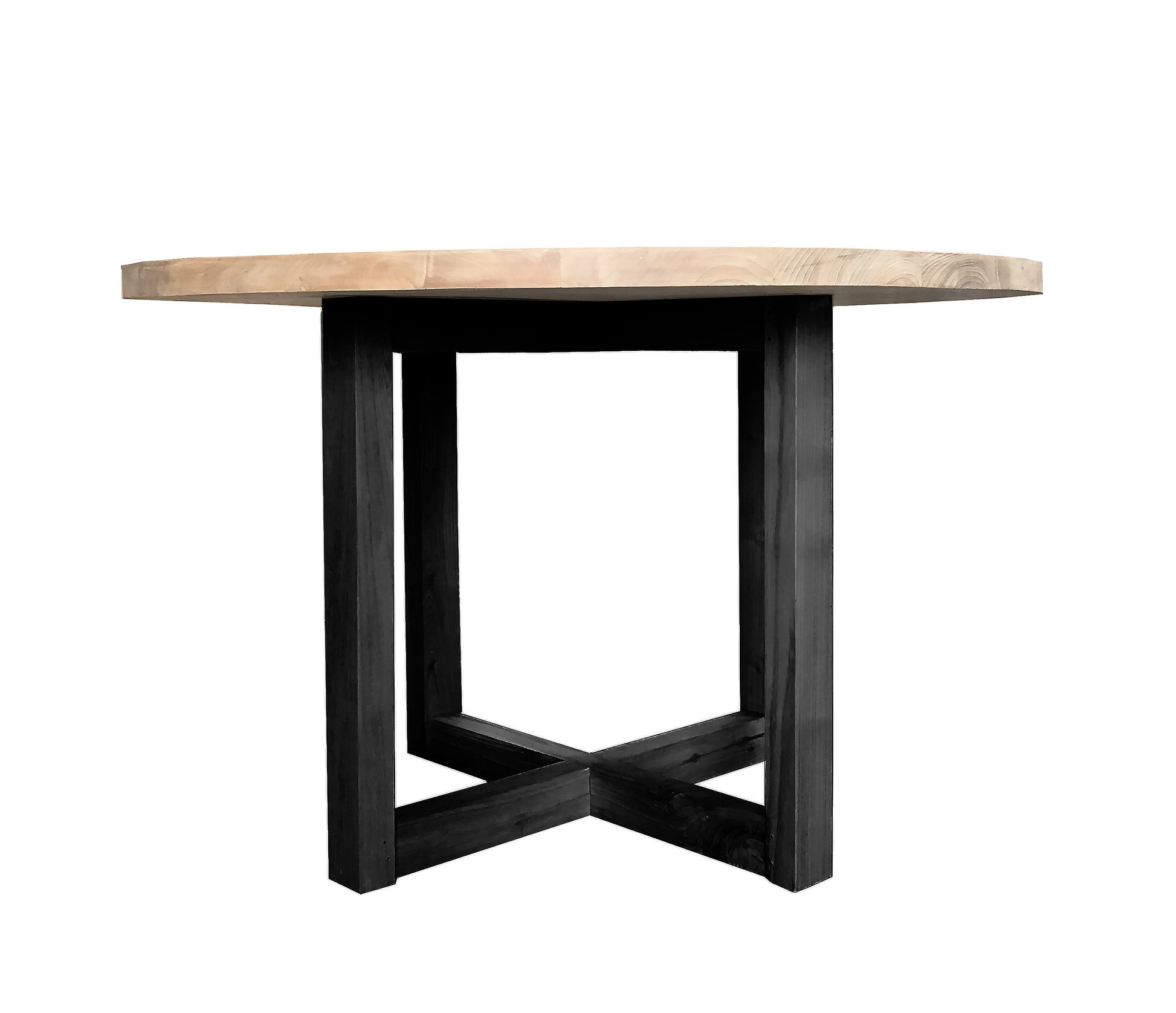 Terence Round Dining Table Black Legs-Dining-MRD Home-Default Title---abc