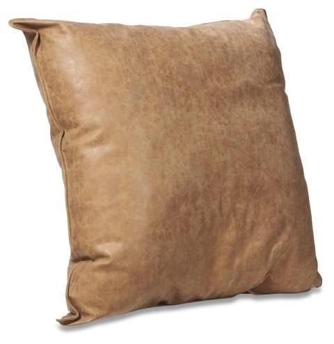 Rover Tan PU Cushion 75x75 - Tan-Accessories-Home & Giftware-Default Title---abc