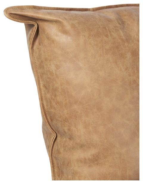 Rover Tan PU Cushion 75x75 - Tan-Accessories-Home & Giftware-Default Title---abc