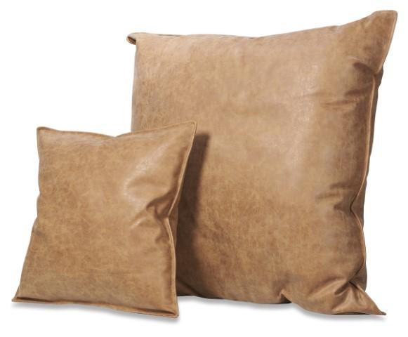 Rover Tan PU Cushion 75x75 - Tan-Accessories-Home & Giftware-Default Title---abc