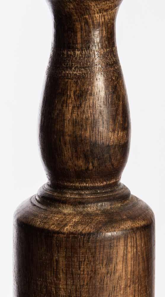 Vintage Glass Ceiling Lamp-with Wood Fitting-Lighting-Home & Giftware-Default Title---abc