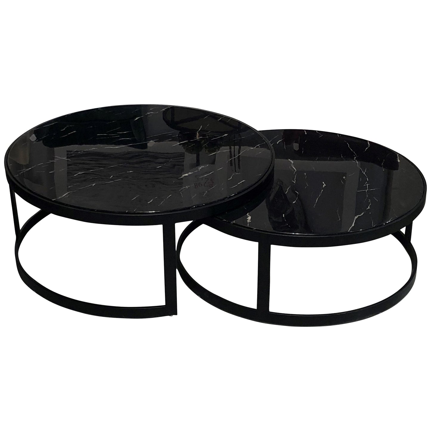 Glory Coffee Table Set Black Marble-abc
