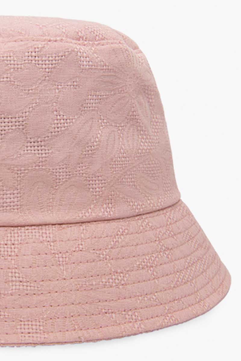 Pink flower bucket hat-Bucket Hat-wildthings_collectables-S/M (58 cm)---abc