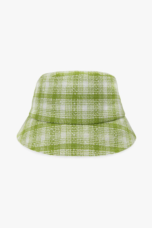 Check mate green bucket hat-abc