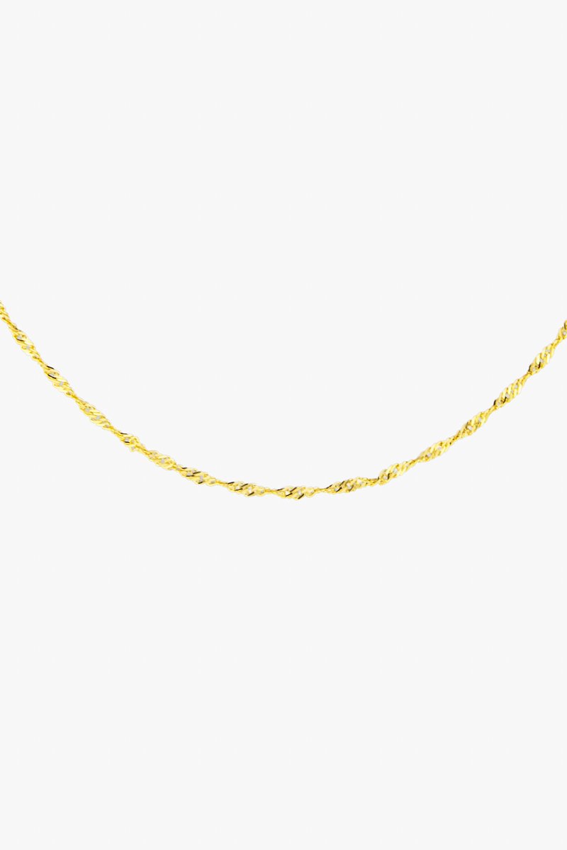 Choker gold plated (36cm)-abc