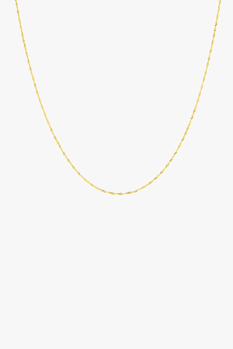 Choker gold plated (36cm)-abc