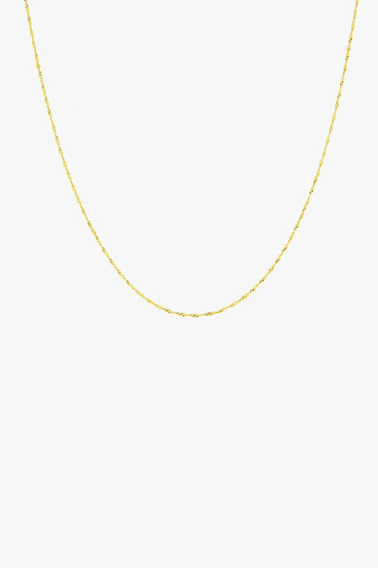 Choker gold plated (36cm)-abc