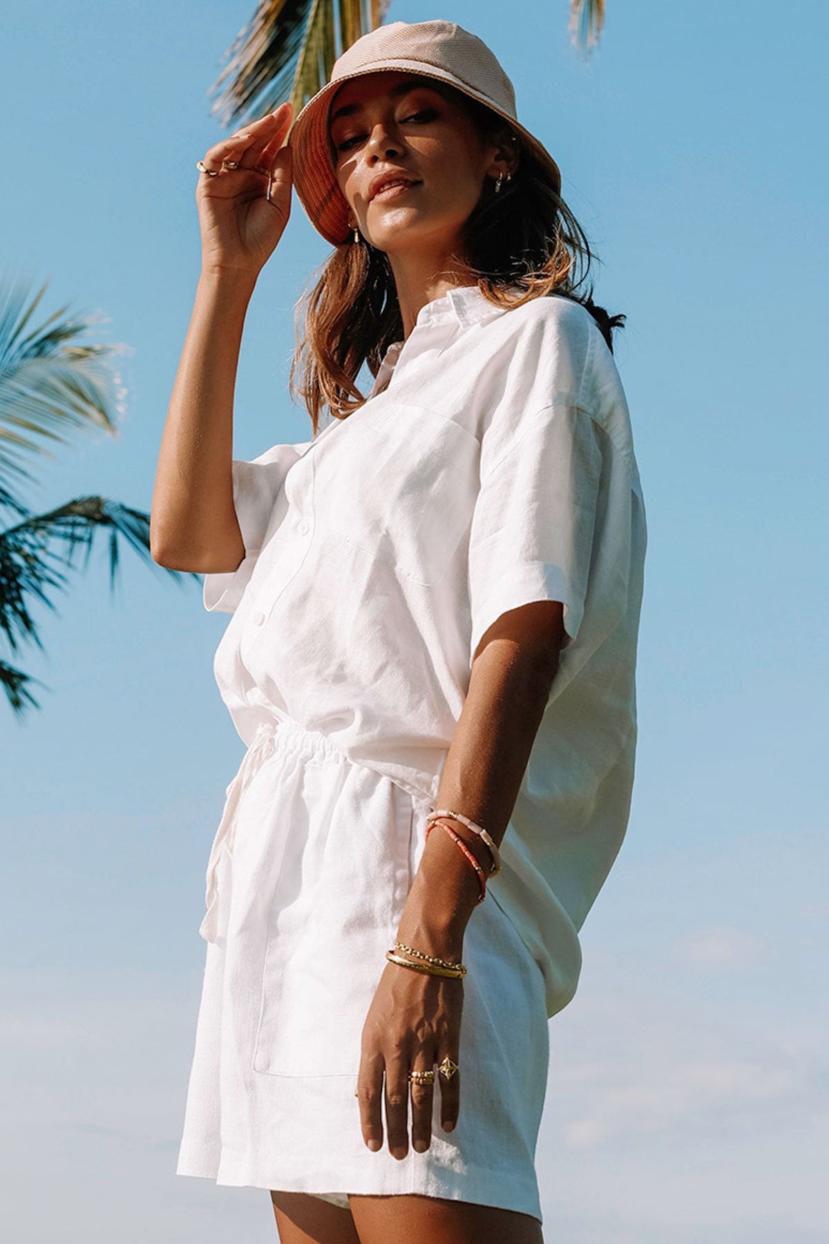 Pink sky bracelet gold plated-Bracelet-wildthings_collectables-Gold plated---abc