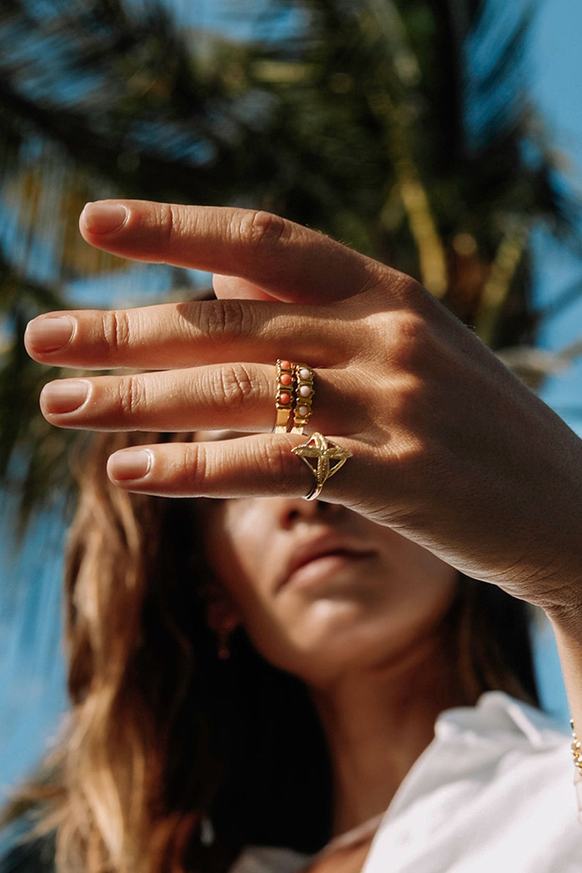 Vintage peach ring gold plated-Ring-wildthings_collectables-Gold plated-1 (US 6 / 16.5mm)--abc