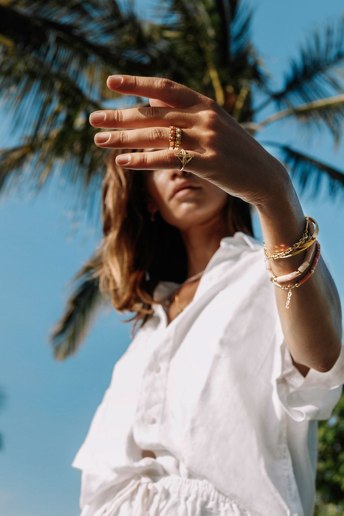 Vintage pink cloud ring gold plated-Ring-wildthings_collectables-Gold plated-1 (US 6 / 16.5mm)--abc
