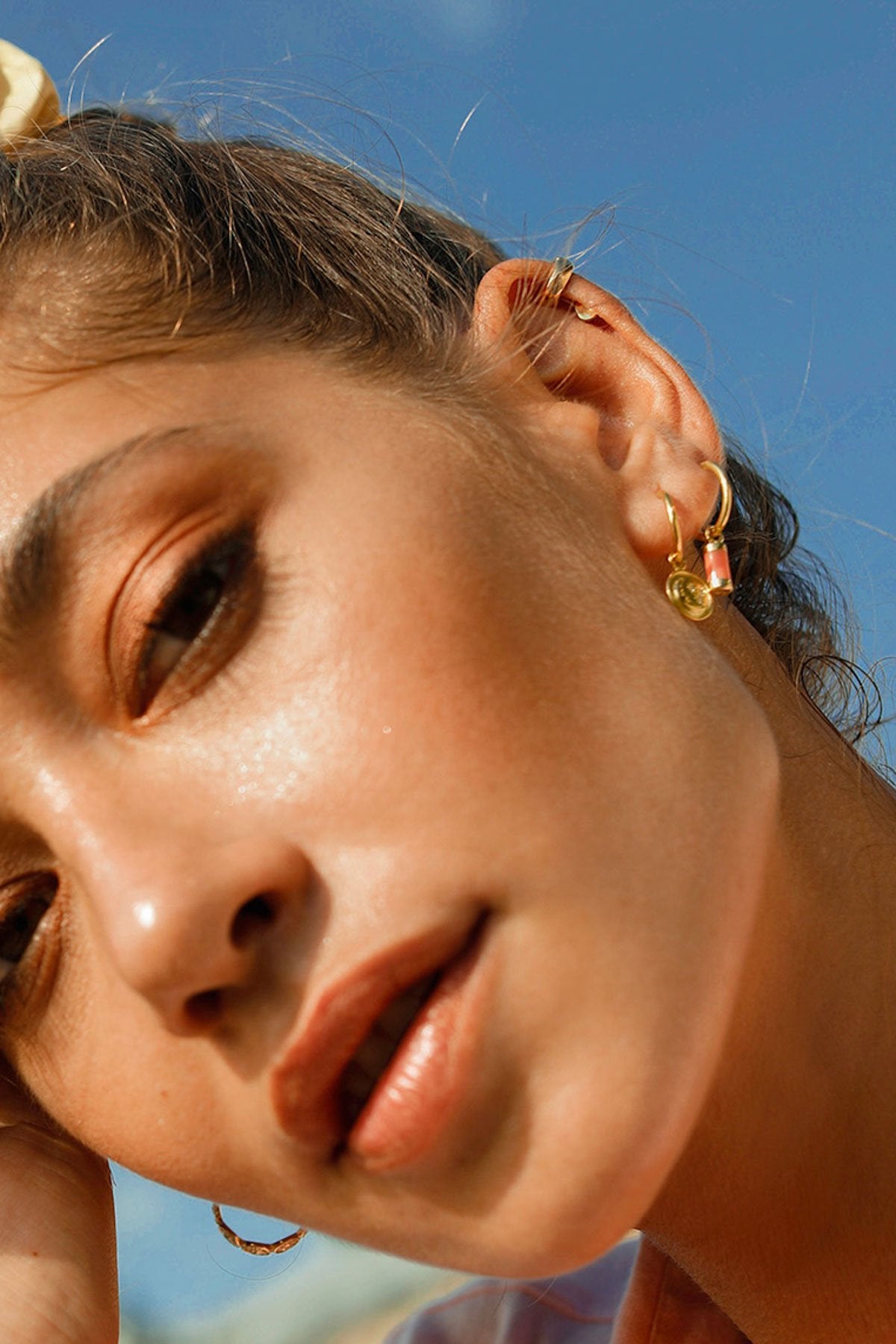 Sunrise earring gold plated-Earring-wildthings_collectables-Gold plated---abc