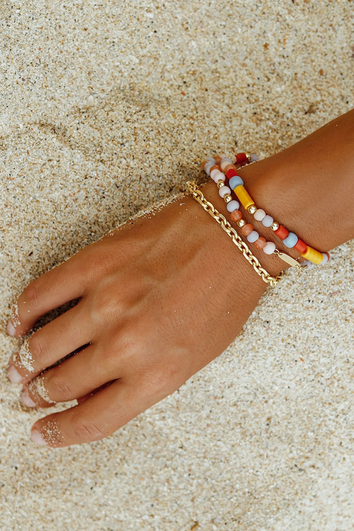 Rainbow bracelet gold plated-Bracelet-wildthings_collectables-Gold plated---abc