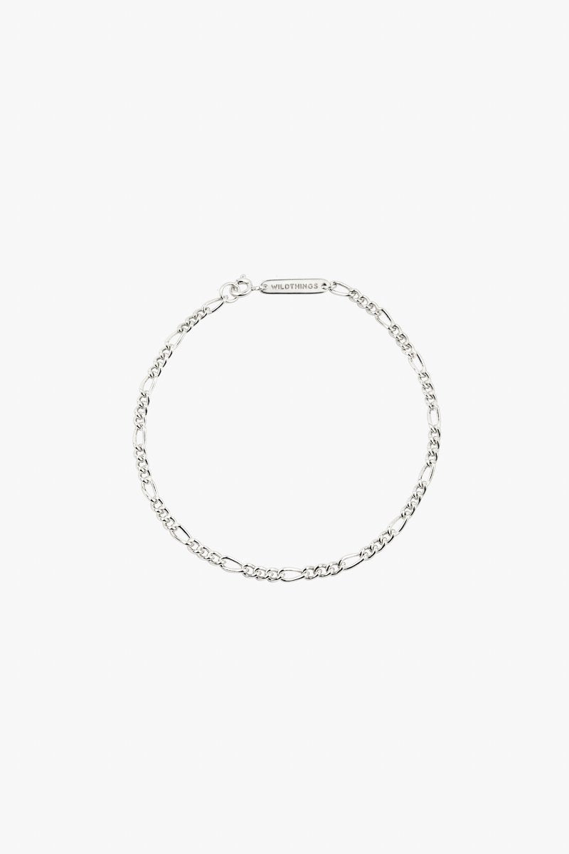 Figaro bracelet silver-abc