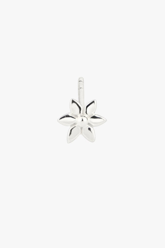 Flower stud silver-abc