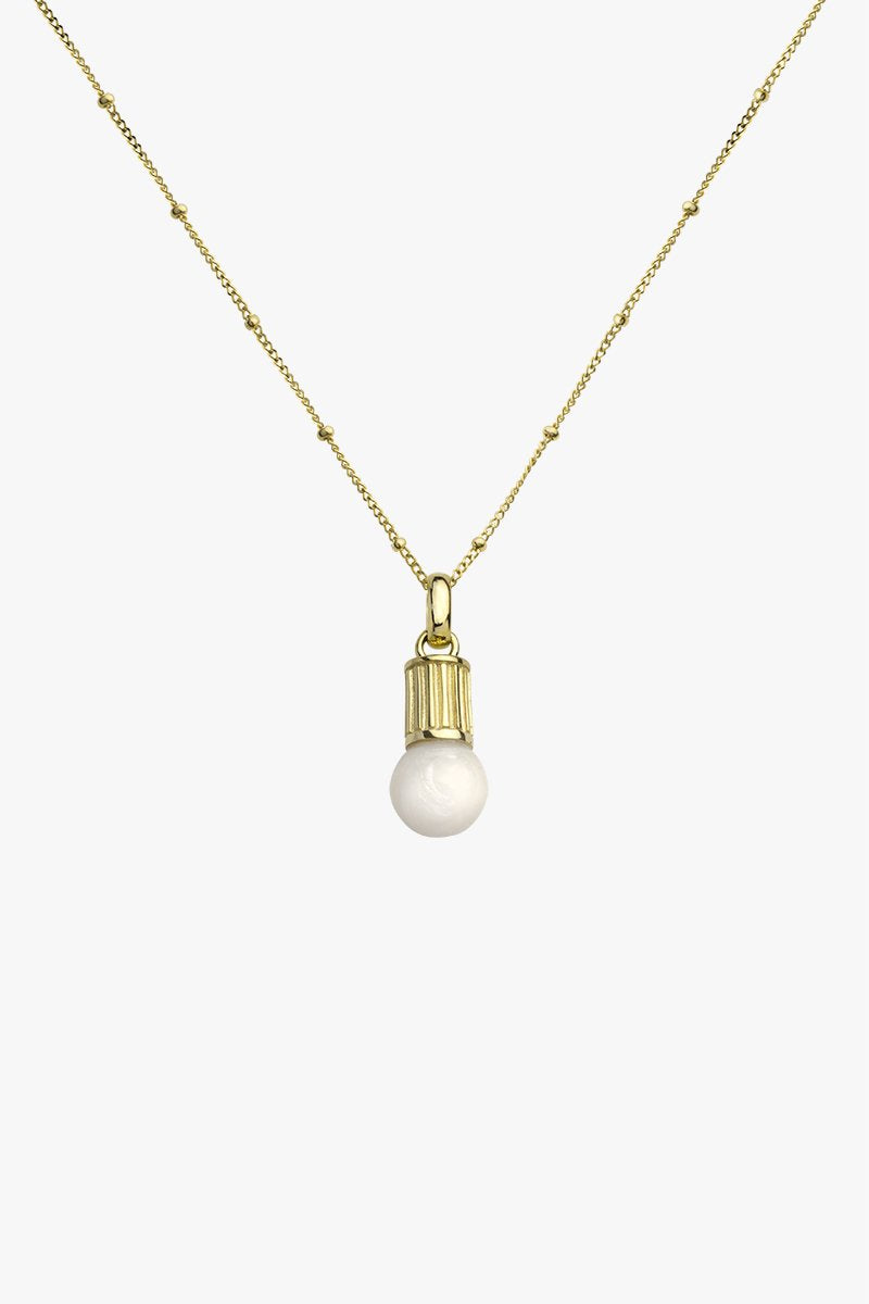 Illuminating pendant gold plated-abc