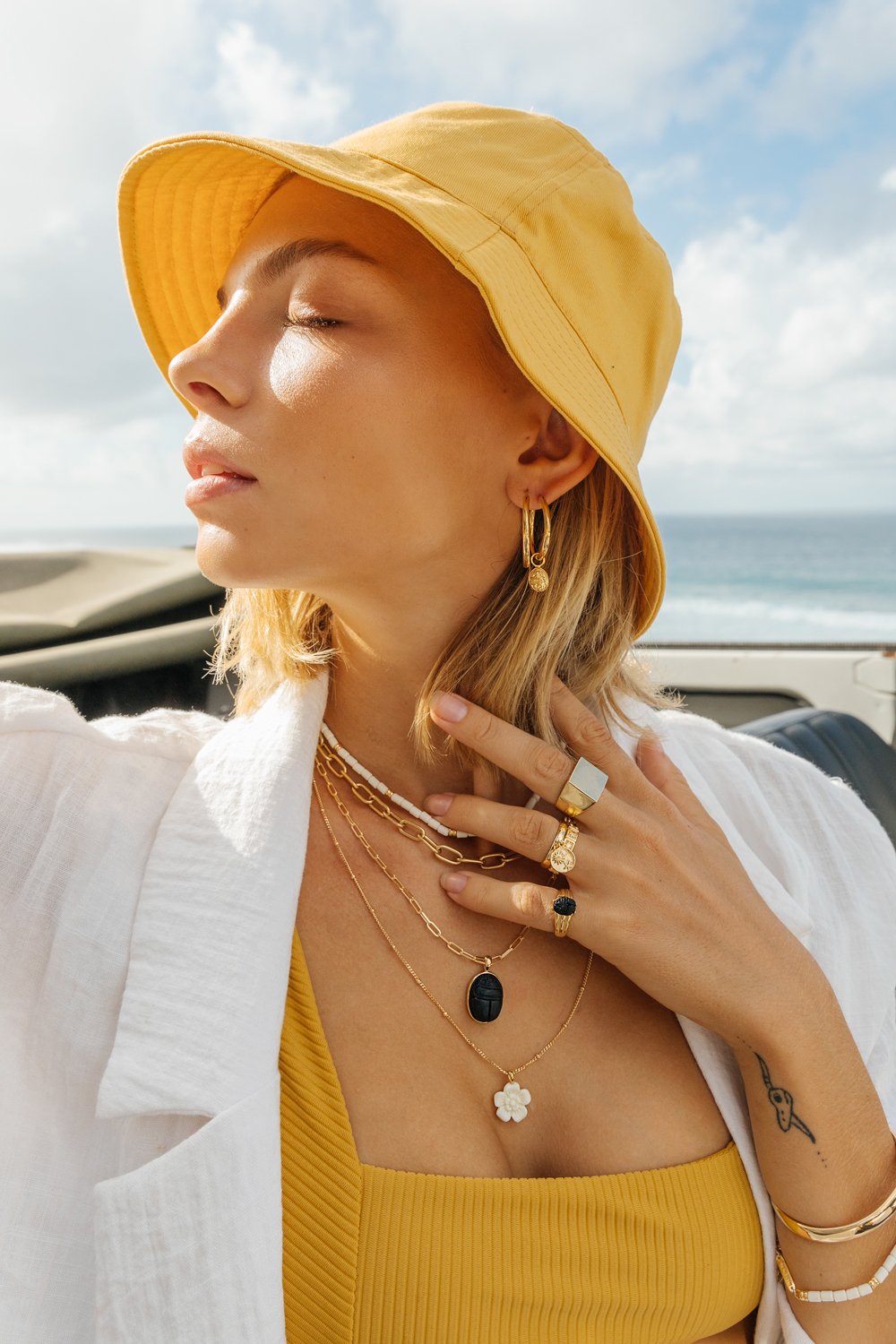 Round gold plated necklace (40cm & 50cm)-Necklace-Wildthings_collectables-Gold plated-40cm €54,95--abc