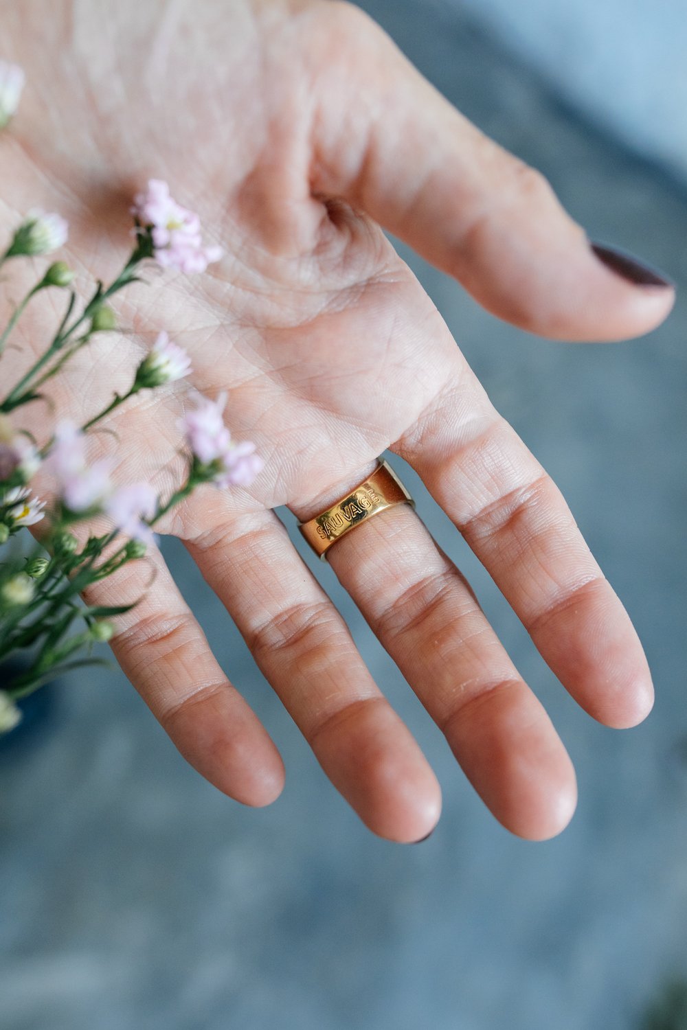 Sauvage ring gold plated-Ring-wildthings_collectables-1 (US 6.5 / 16.9 mm)-Gold plated--abc