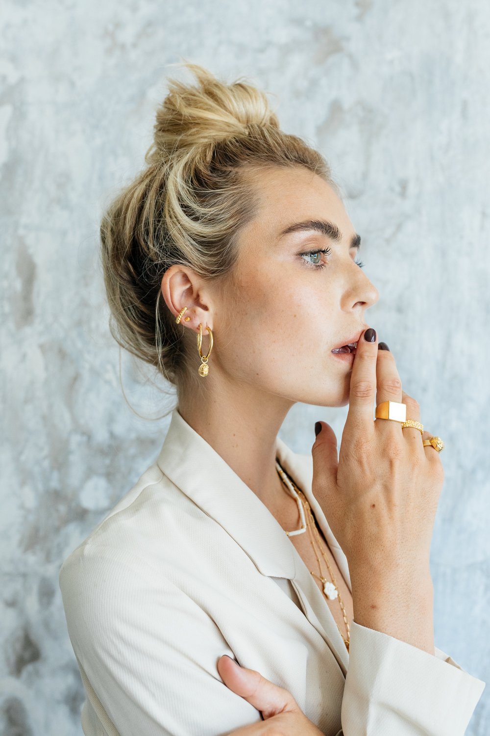 Twisted ear cuff gold plated-Earring-wildthings_collectables-Gold plated---abc