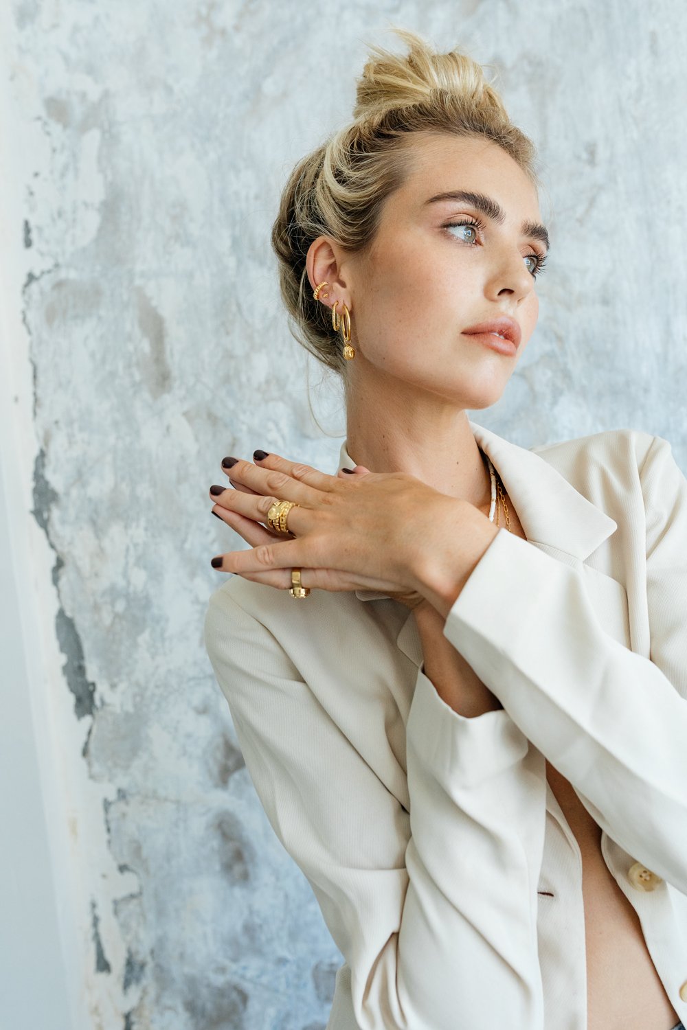 Twisted ear cuff gold plated-Earring-wildthings_collectables-Gold plated---abc