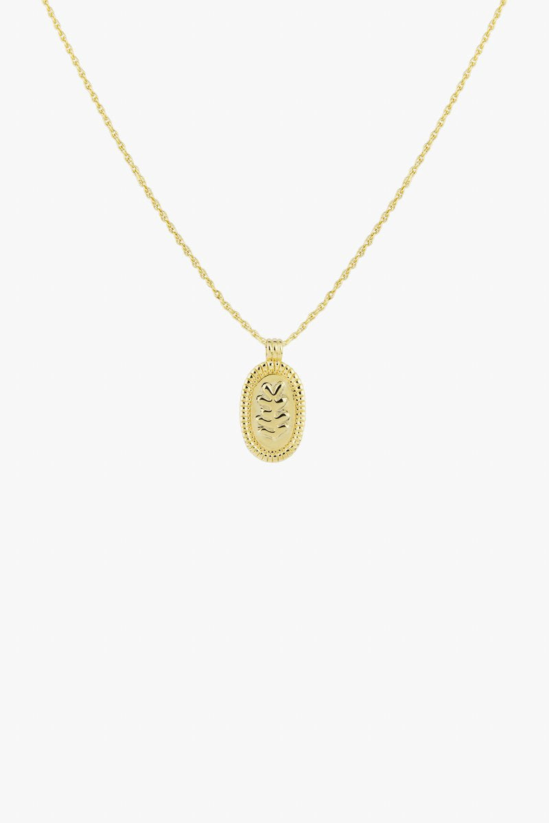 Matisse necklace gold plated-abc