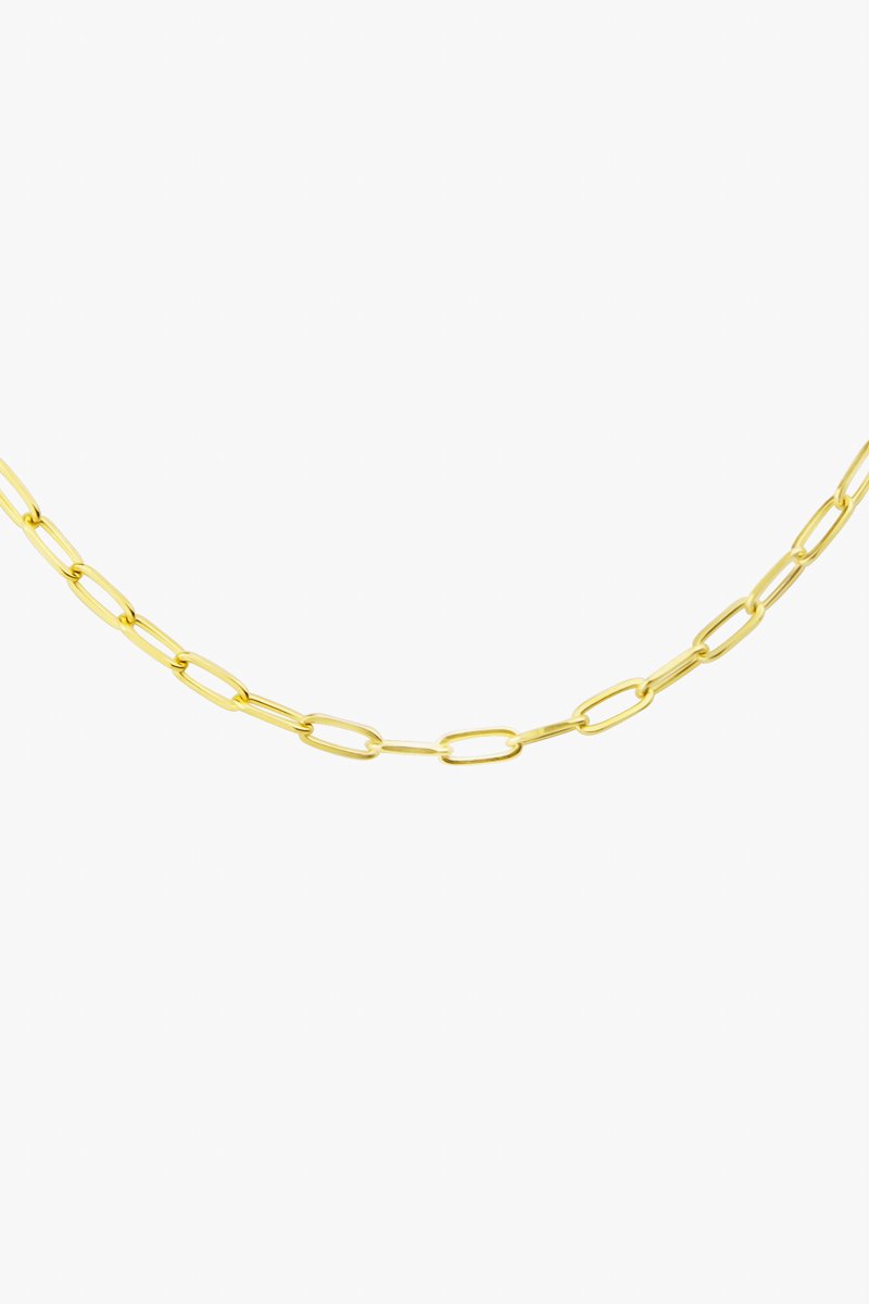 Round gold plated necklace (40cm & 50cm)-Necklace-Wildthings_collectables-Gold plated-40cm €54,95--abc