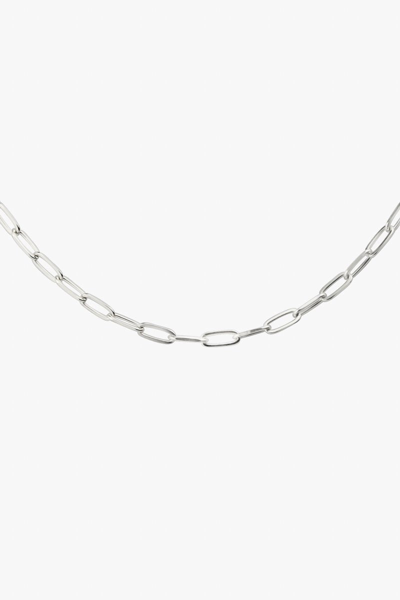 Round silver necklace (40cm & 50cm)-Necklace-Wildthings_collectables-Silver-40cm €44,95--abc