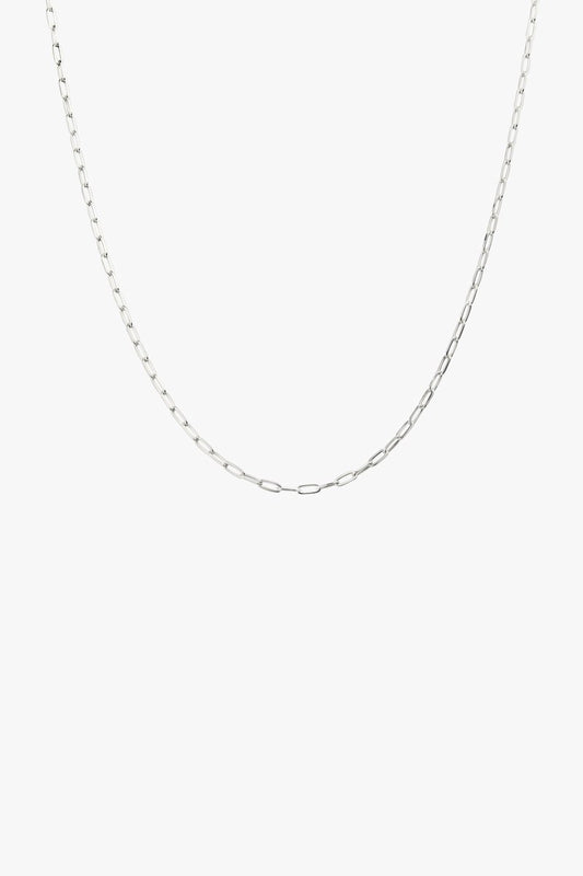 Round silver necklace (40cm & 50cm)-Necklace-Wildthings_collectables-Silver-40cm €44,95--abc