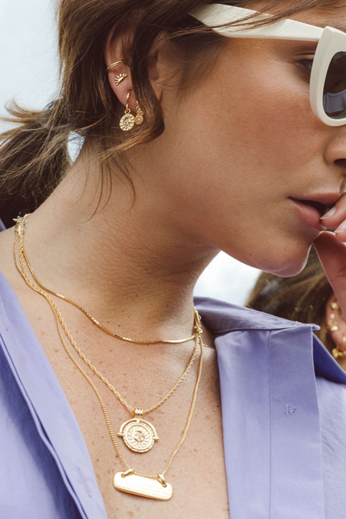 Rise and shine stud gold plated-Stud-wildthings_collectables-Gold plated---abc